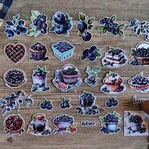 Blueberry stickers