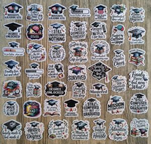 Graduation stickers