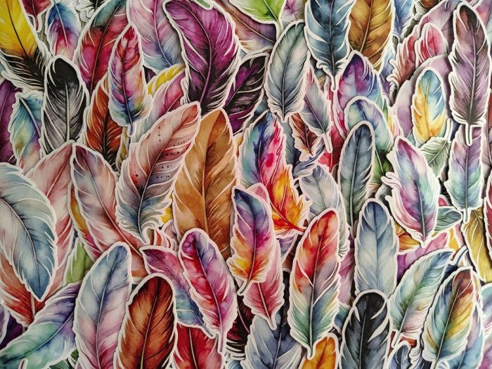 Feathers stickers - Image 2