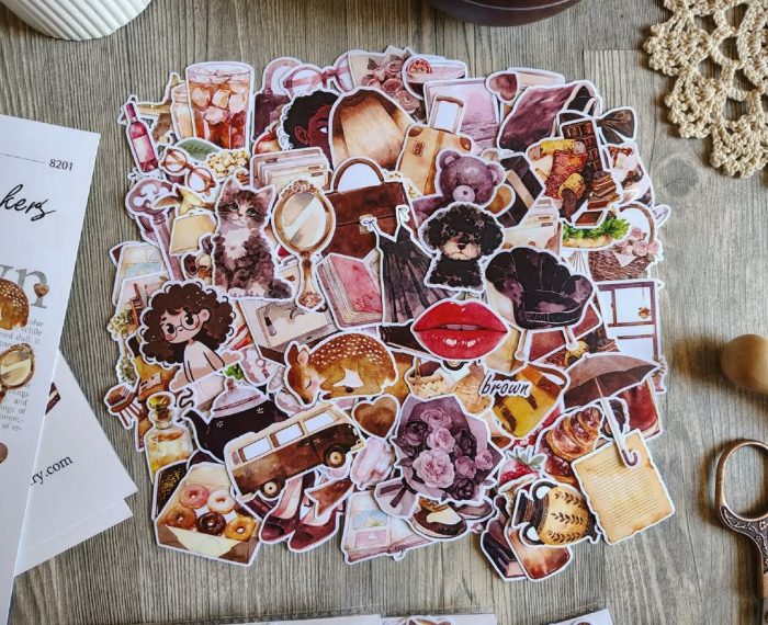 brown vibes stickers - Image 11