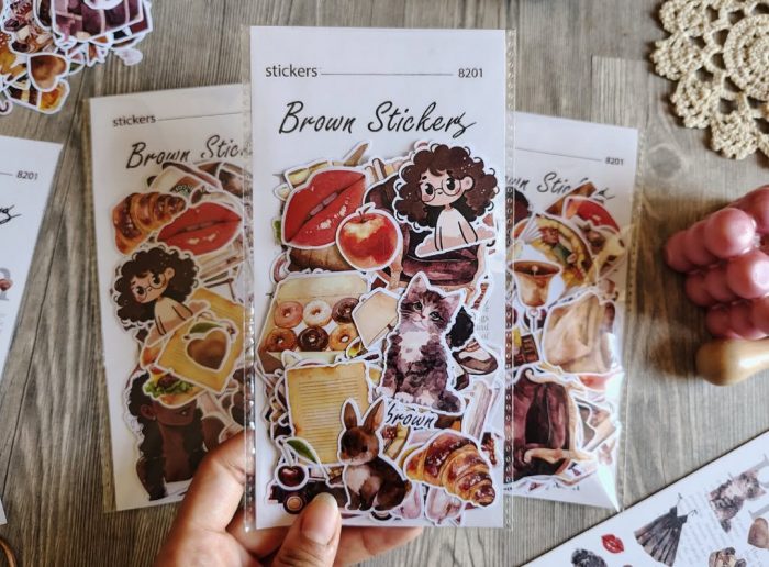 brown vibes stickers - Image 6