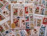 floral postage stamps - Image 7