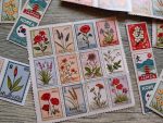 floral postage stamps - Image 8