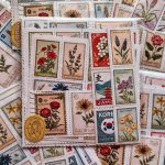 floral postage stamps