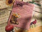 Vintage floral invoices - Image 2