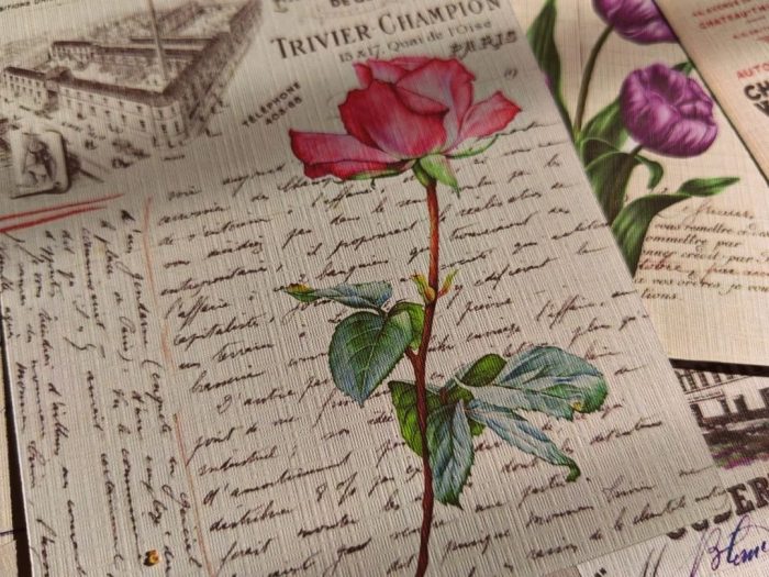 134599-1-1 Vintage floral invoices - Image 9