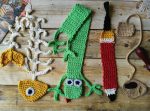 Crochet book mark