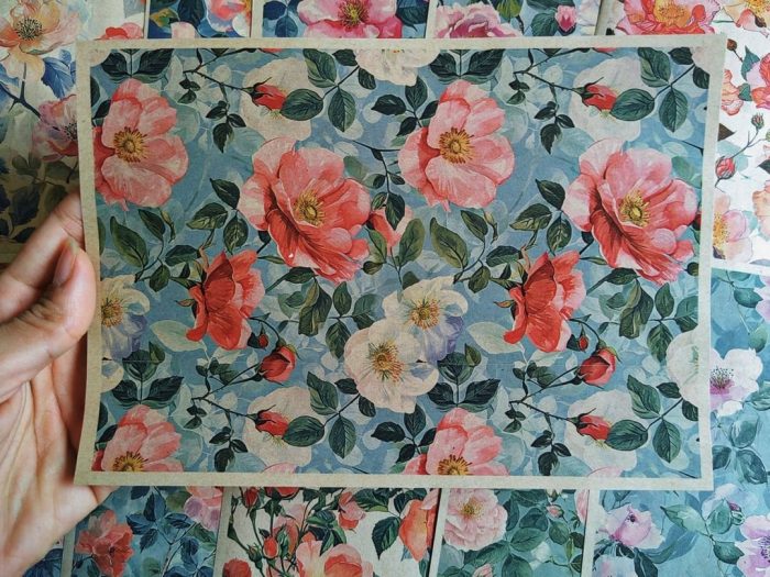 Soft floral paper - Image 9