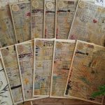 Artistic ledger paper