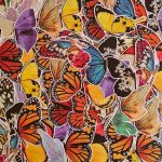 Butterfly wing stickers