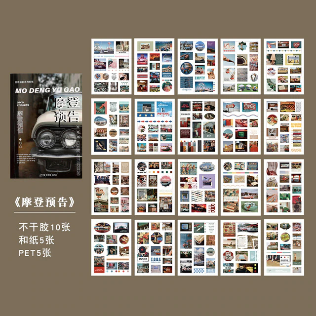Travel Shaped Stickers for Scrapbook - Image 4