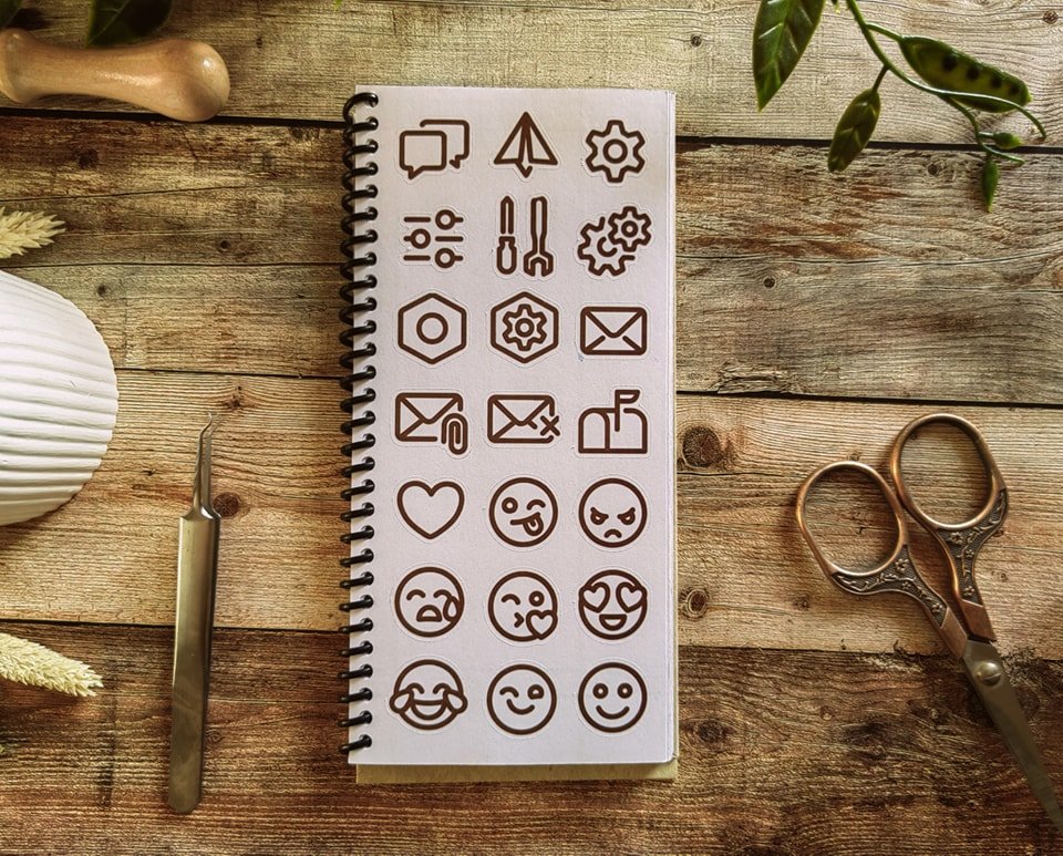 Planning icons sticker book - Image 4
