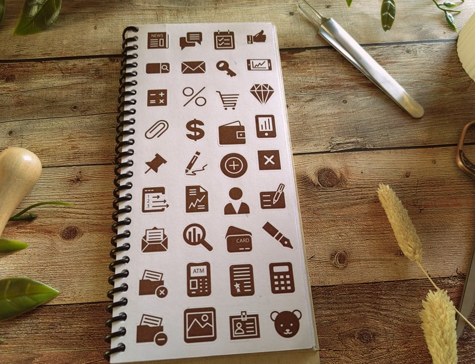 Planning icons sticker book - Image 7