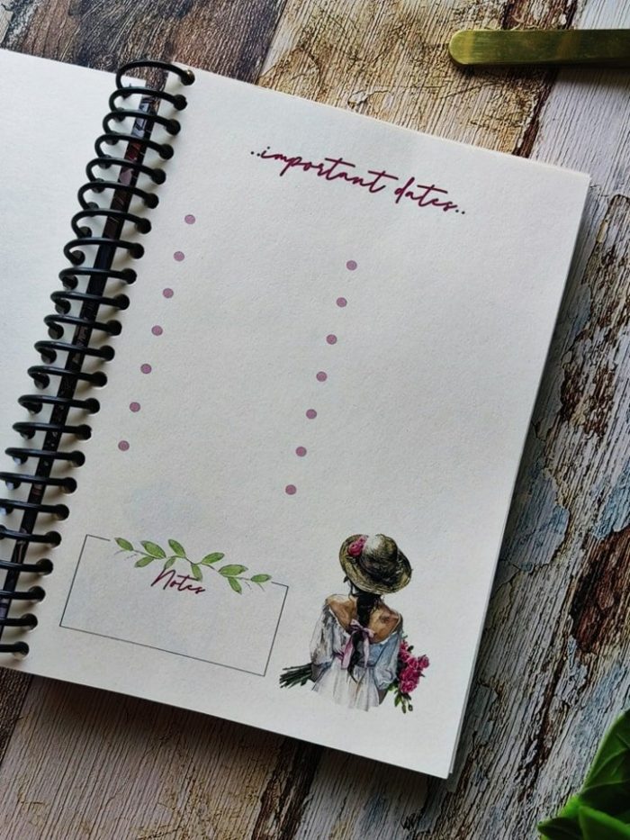 Pink rose planner - Image 4