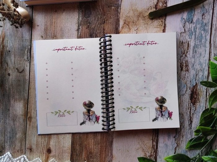 Pink rose planner - Image 19