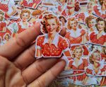 Retro housewife sticker - Image 6