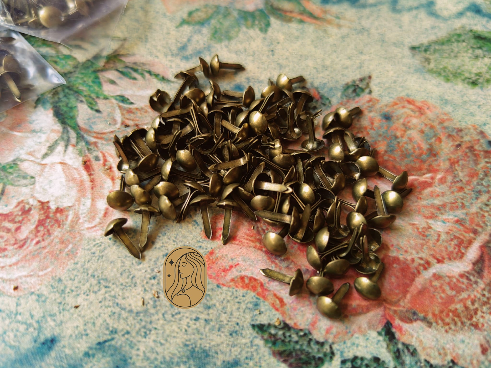 Vintage brads with Manu shapes and colors - Image 3