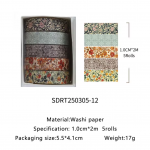 floral washi tape