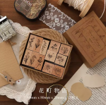 wooden Stamp Box