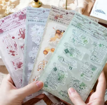 vintage clear stamps