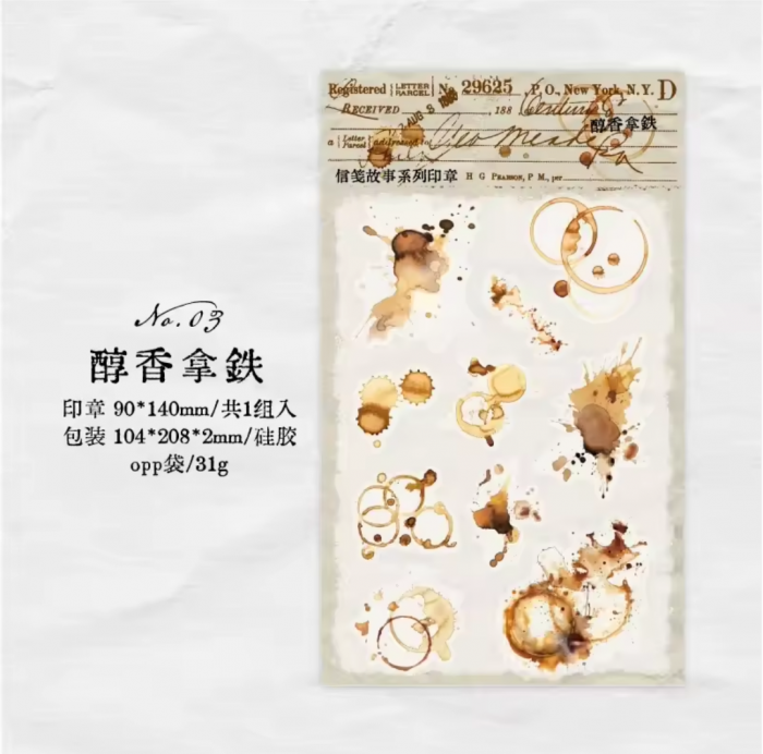 vintage clear stamps - Image 3