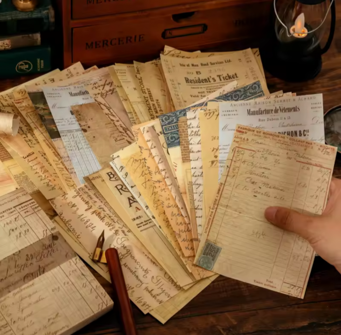 vintage sheets 100 pcs - Image 2