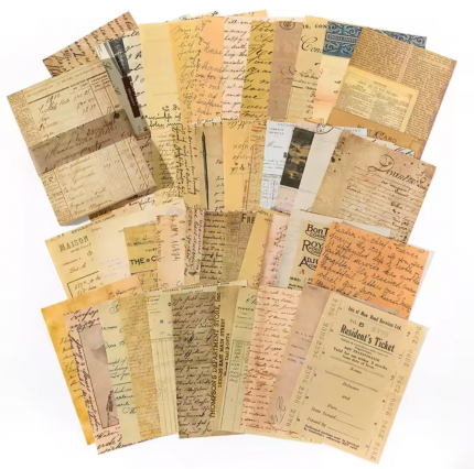vintage sheets 100 pcs