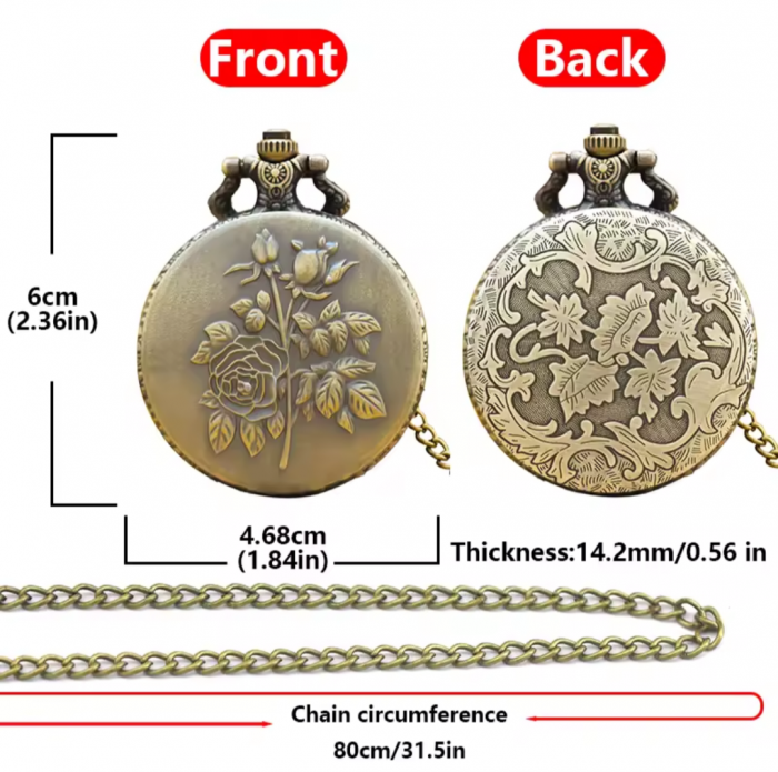 vintage floral watch - Image 5