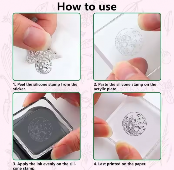 Moon clear stamp - Image 4