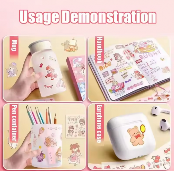 clear tinny stickers sheets - Image 4