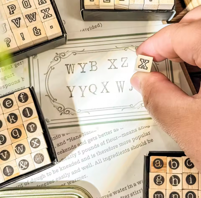 Small Alphabet stamp box - Image 6
