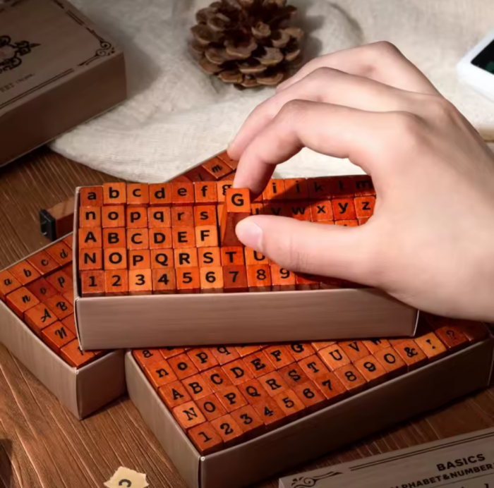 Alphabet box ''typewriter font'' - Image 5