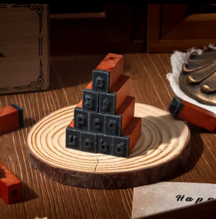 Alphabet box ''typewriter font'' - Image 4