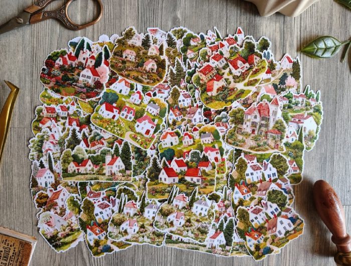 Beautiful village stickers - Image 3