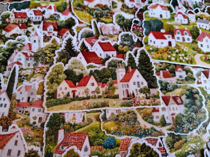 Beautiful village stickers - Image 2