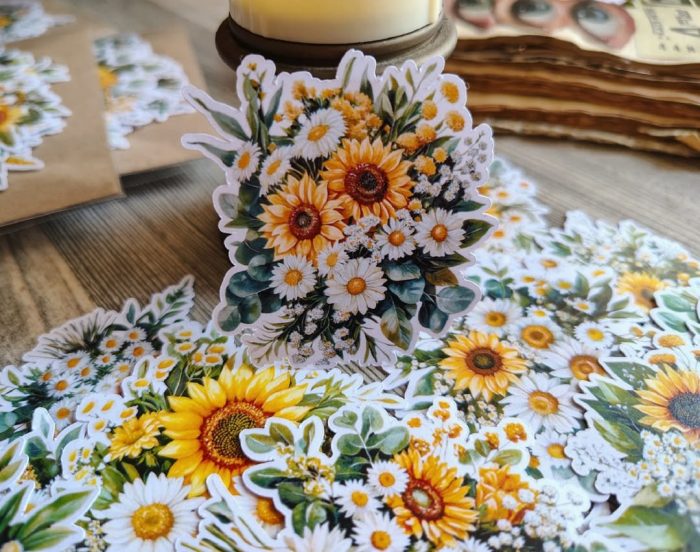 Sunflower & Jasmine Bouquet - Image 3