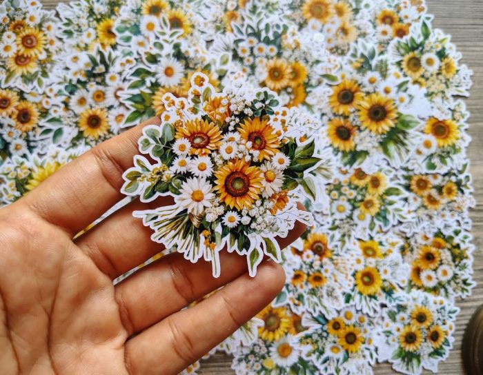 Sunflower & Jasmine Bouquet - Image 6