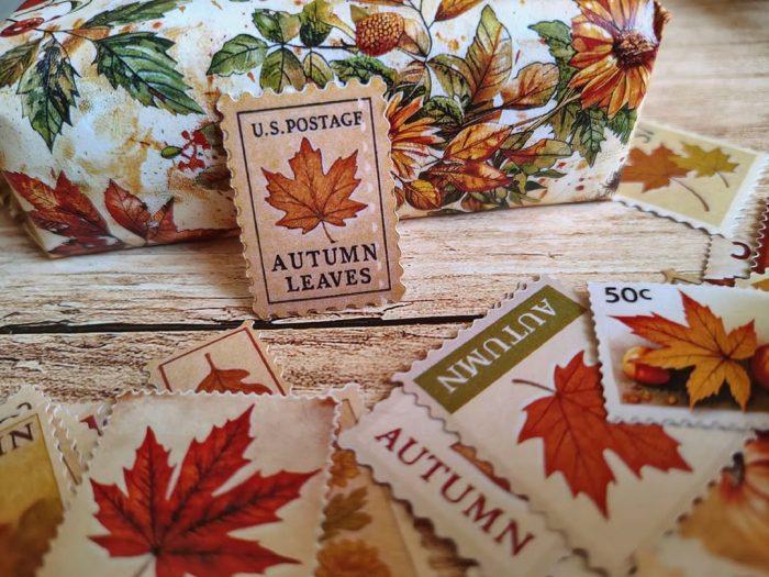 Autumn postage stamps - Image 4