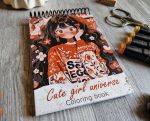 Cute girl universe coloring book - Image 2