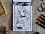 Cute girl universe coloring book - Image 3