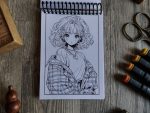Cute girl universe coloring book - Image 11