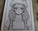 Cute girl universe coloring book - Image 4