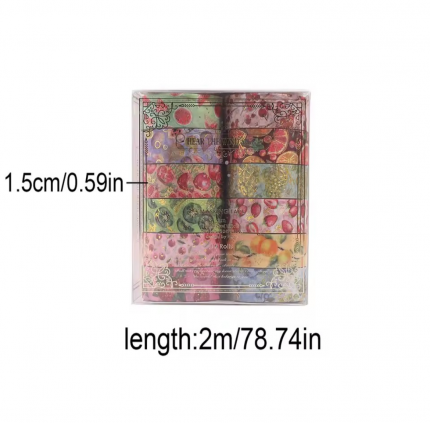 Golden fruits washi tapes