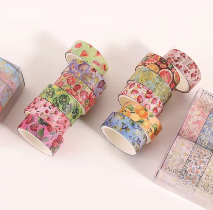 Golden fruits washi tapes - Image 2
