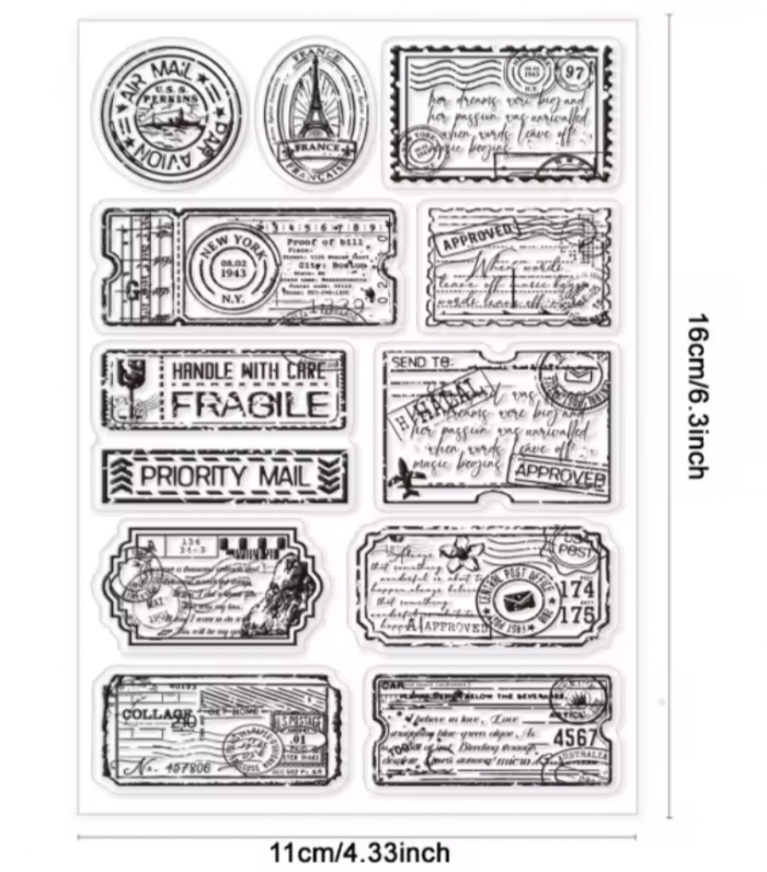 Vintage clear stamp - Image 2