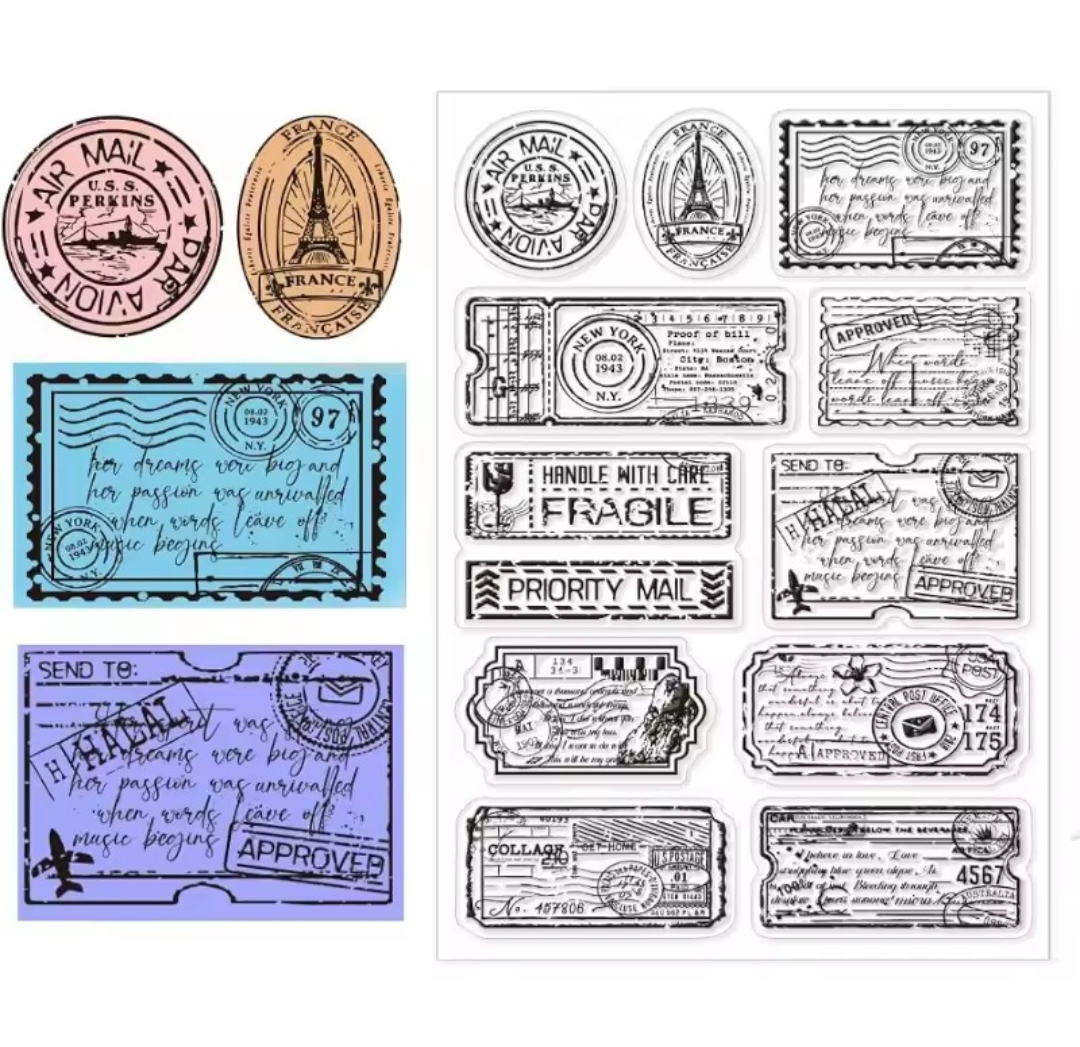 2025/11/1000064284.png Vintage clear stamp - Image 1