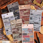 vintage phrases stickers