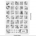 Clear stamp ephemera