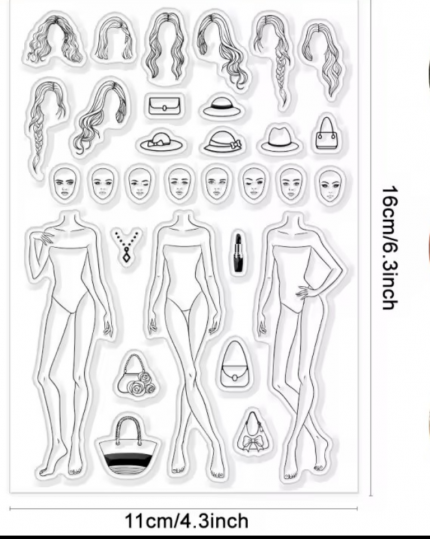 Doll's clear stamp
