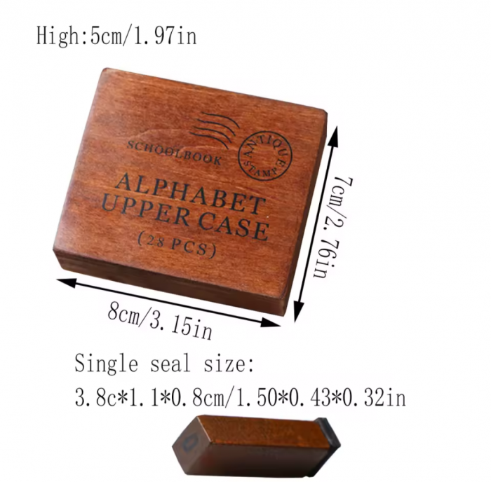 Alphabet stamp box - Image 2